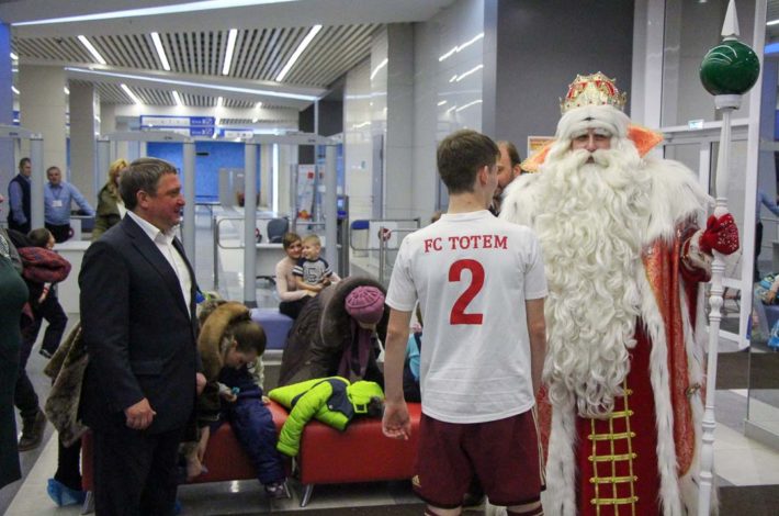 Дед мороз из Великого Устюга прибыл в Красноярск