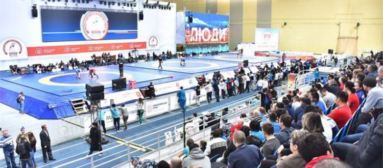 Турнир по вольной борьбе в Красноярске