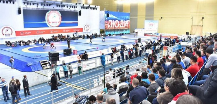 Турнир по вольной борьбе в Красноярске