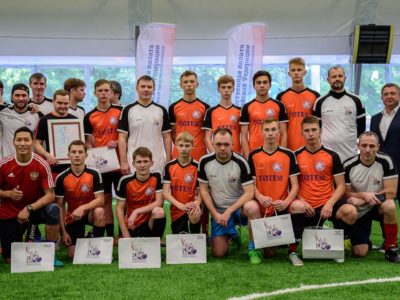 Футбольный матч в День семьи, любви и верности