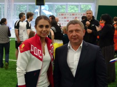 Футбольный матч в День семьи, любви и верности