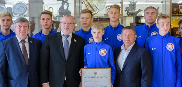 Валентина Матвиенко пожелала ФК «Тотем» победы на чемпионате мира