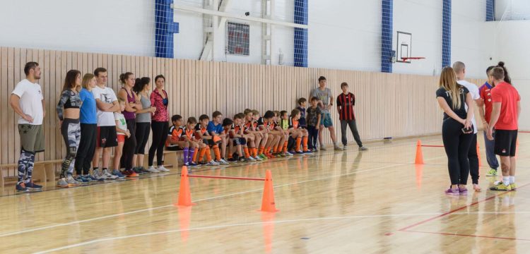 В спортивном комплексе 