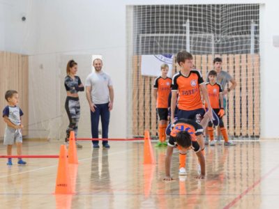 В спортивном комплексе