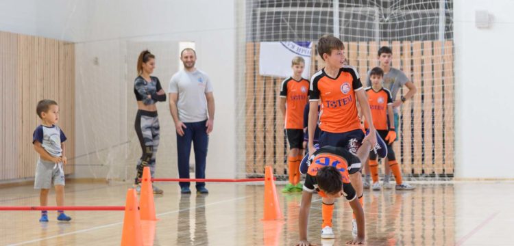 В спортивном комплексе 