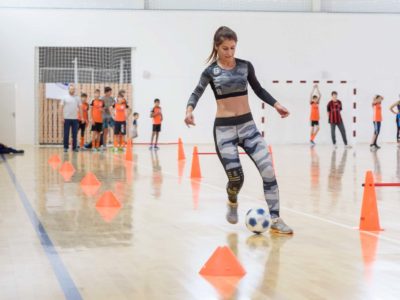В спортивном комплексе