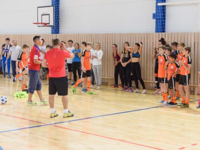 В спортивном комплексе