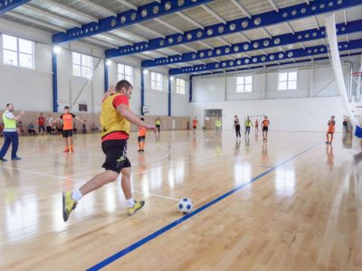 В спортивном комплексе