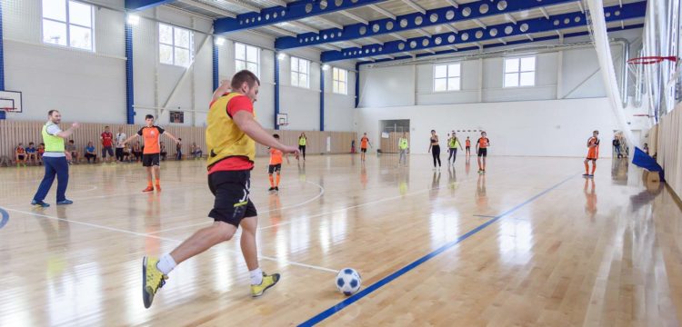 В спортивном комплексе 