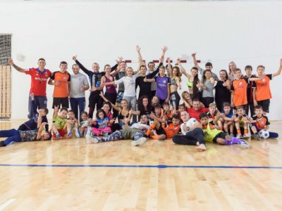 В спортивном комплексе