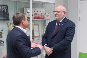 Сенатор Андрей Клишас посетил спорткомплекс «Тотем»