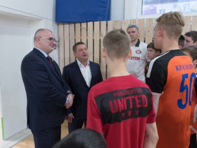 Сенатор Андрей Клишас посетил спорткомплекс «Тотем»