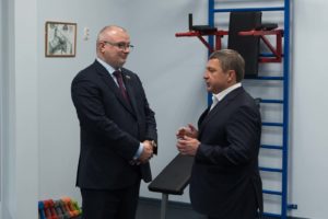 Сенатор Андрей Клишас посетил спорткомплекс «Тотем»