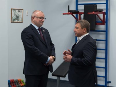 Сенатор Андрей Клишас посетил спорткомплекс «Тотем»