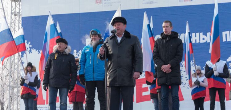 В Красноярске прошла акция «Вперёд, Россия»!