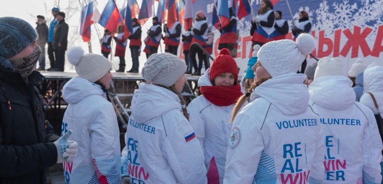 В Красноярске прошла акция «Вперёд, Россия»!
