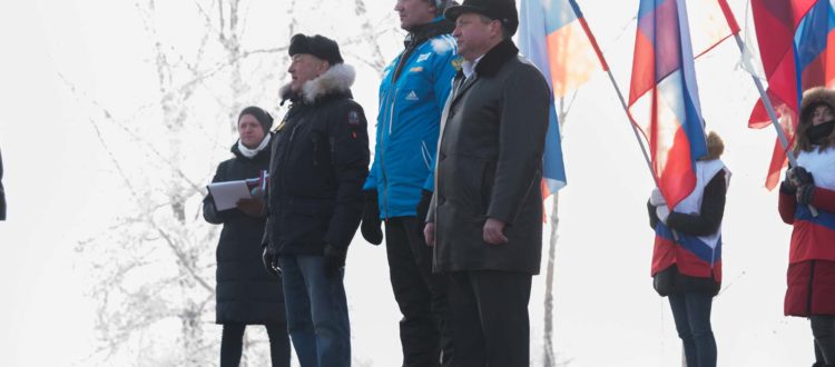 В Красноярске прошла акция «Вперёд, Россия»!