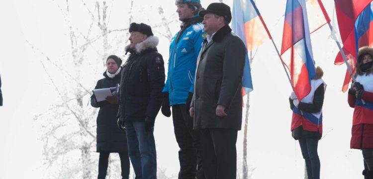В Красноярске прошла акция «Вперёд, Россия»!