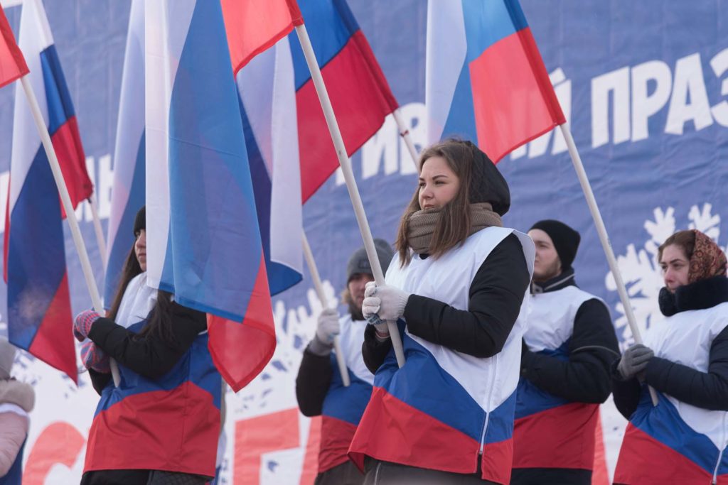 В Красноярске прошла акция «Вперёд, Россия»!