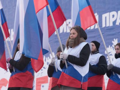 В Красноярске прошла акция «Вперёд, Россия»!