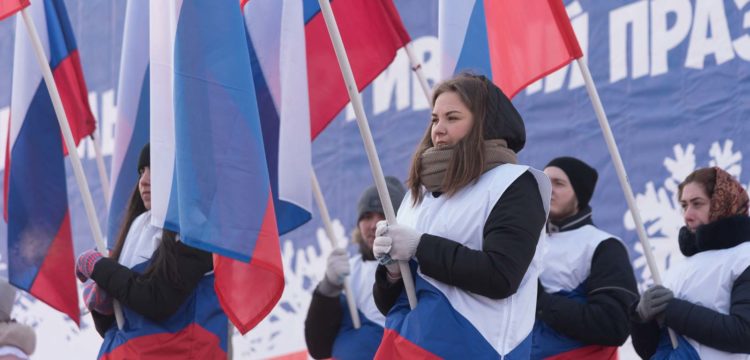 В Красноярске прошла акция «Вперёд, Россия»!
