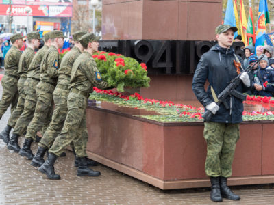 Красноярск отмечает праздник - 9 мая