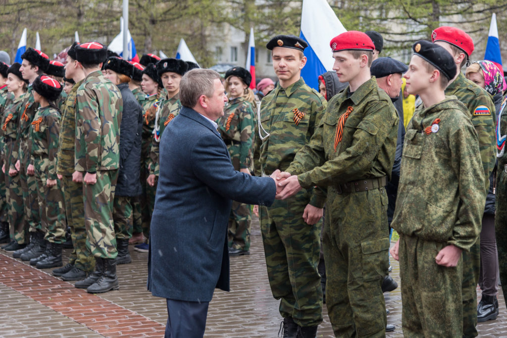 Красноярск отмечает праздник - 9 мая