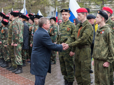 Красноярск отмечает праздник - 9 мая