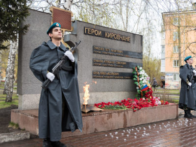 Красноярск отмечает праздник - 9 мая