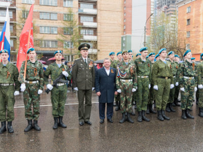 Красноярск отмечает праздник - 9 мая