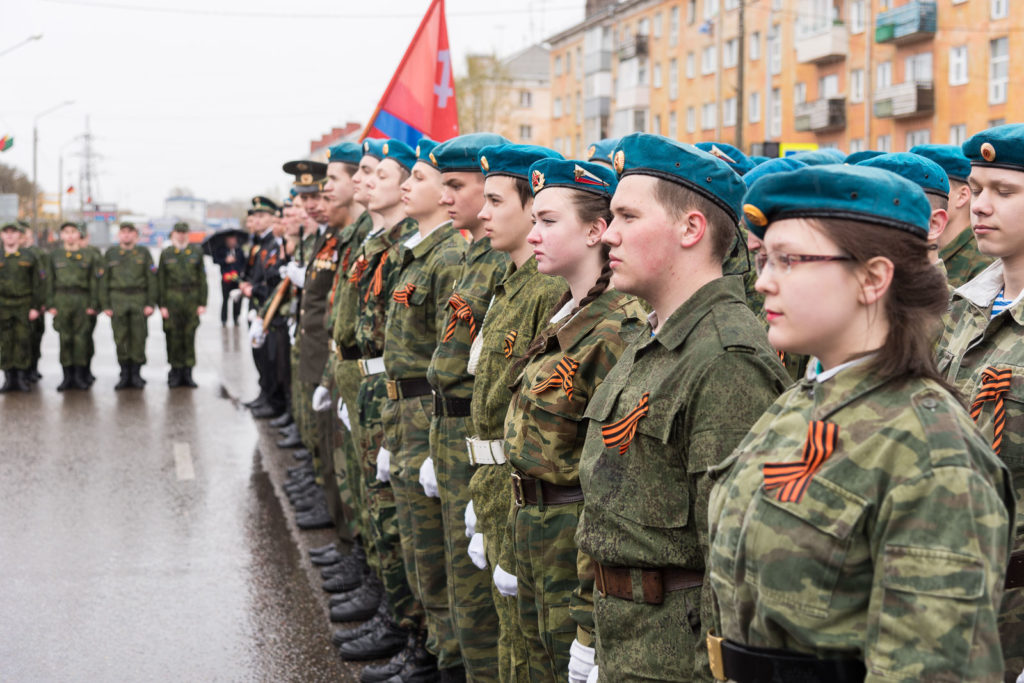 Красноярск отмечает праздник - 9 мая