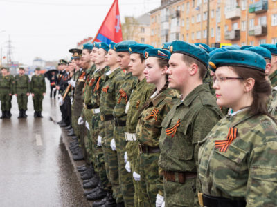 Красноярск отмечает праздник - 9 мая