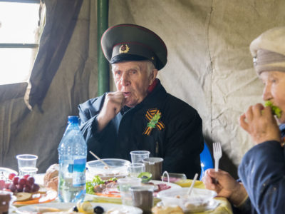 Красноярск отмечает праздник - 9 мая