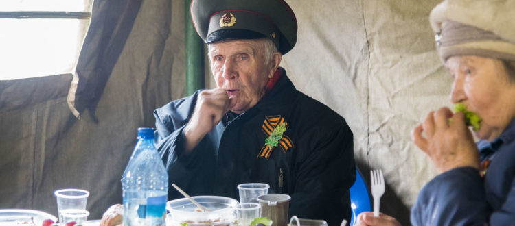Красноярск отмечает праздник - 9 мая