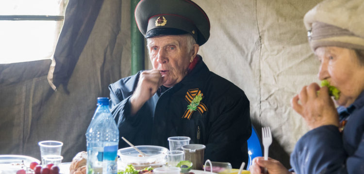 Красноярск отмечает праздник - 9 мая