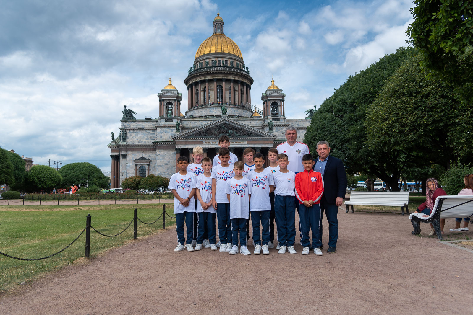 Команда юниоров ФК «Тотем» прибыла в Санкт-Петербург