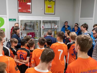 ФК «Тотем» провёл матч с делегацией FISU