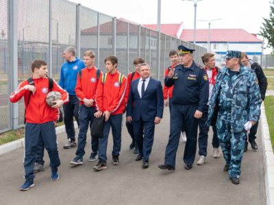ФК «Тотем» сыграл с ребятами из канской колонии