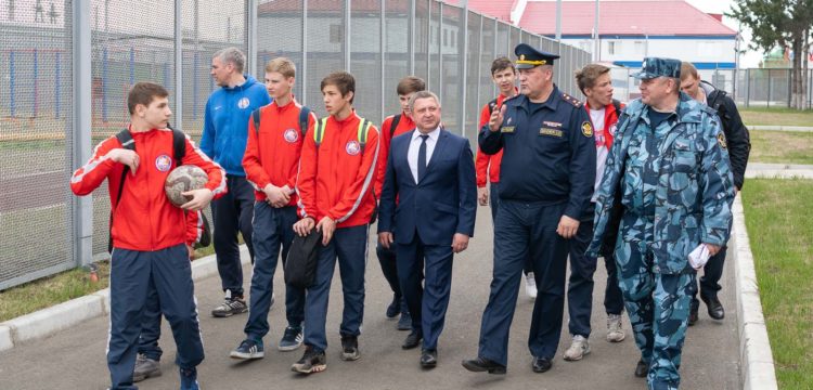 ФК «Тотем» сыграл с ребятами из канской колонии