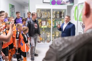 Байк-клуб «Ночные волки» в гостях у ФК «Тотем»