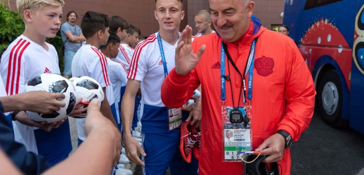 Встреча ФК «Тотем» с Черчесовым, Дзюбой, Акинфеевым