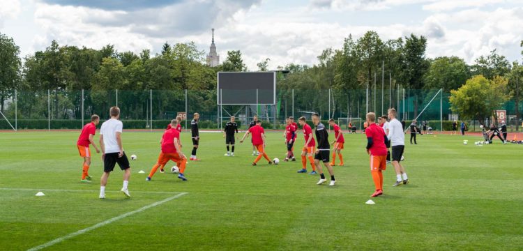 ФК «Тотем» и ФК «Торпедо» провели совместную тренировку