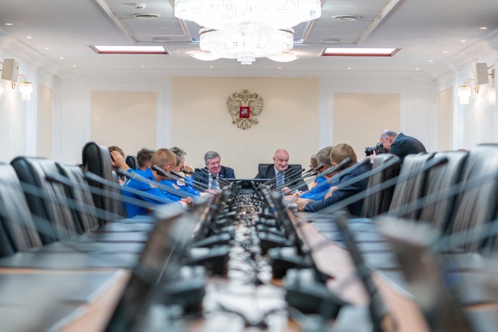 ФК «Тотем» посетил Совет Федерации