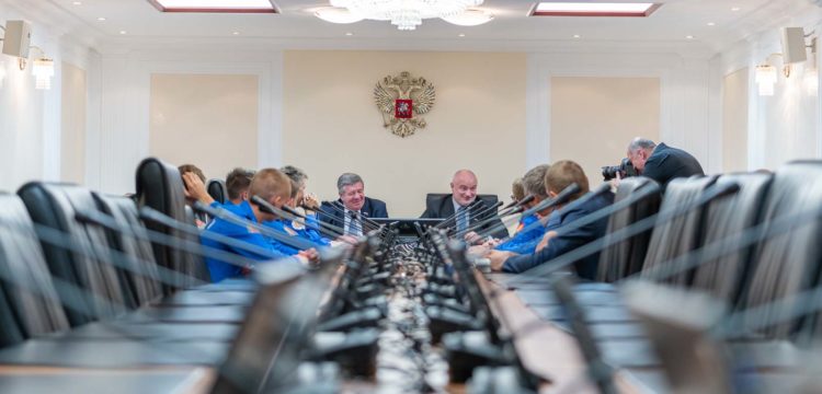 ФК «Тотем» посетил Совет Федерации