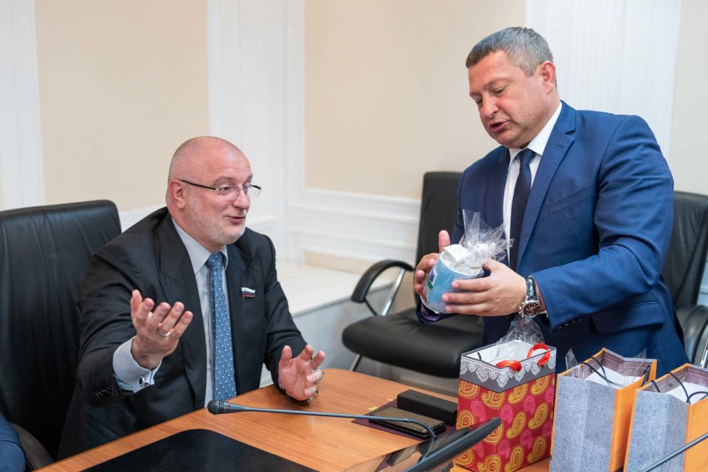 ФК «Тотем» посетил Совет Федерации