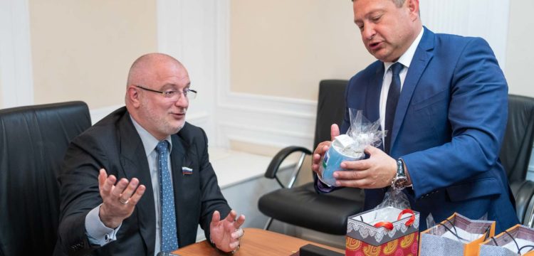 ФК «Тотем» посетил Совет Федерации