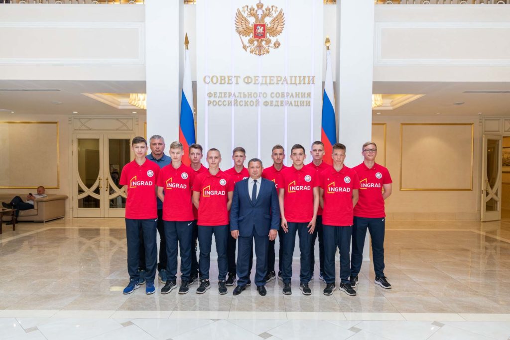 ФК «Тотем» посетил Совет Федерации