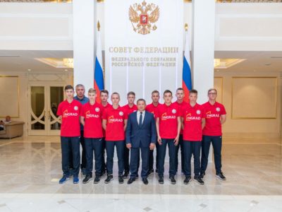 ФК «Тотем» посетил Совет Федерации