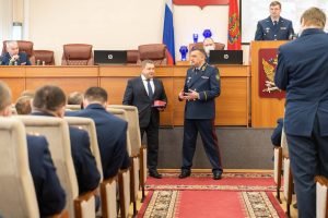 Сергей Горбунов получил медаль от