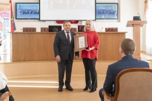 Чествование отличившихся преподавателей и студентов